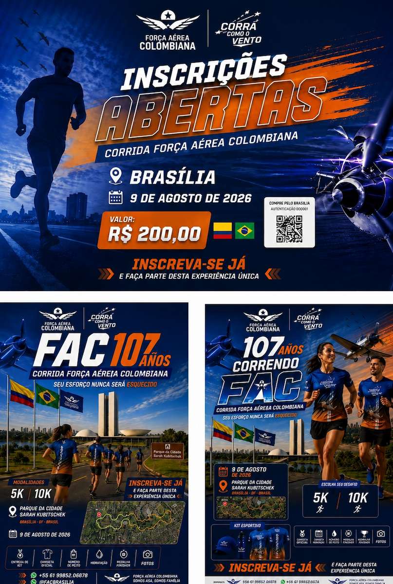 Carrera FAC 107 Años “Corre como el Viento”